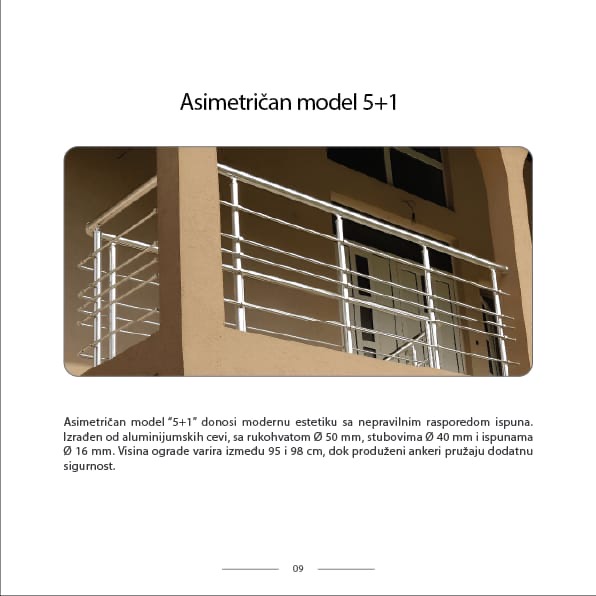 Asimetričan model 5+1 — Alu Cop Zdravković